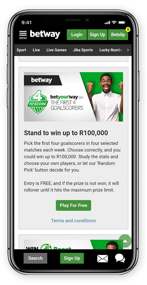 betway south africa promo code Array